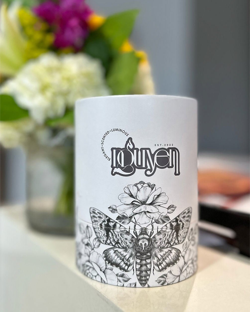 Candle packaging and label design by DHorse Studio