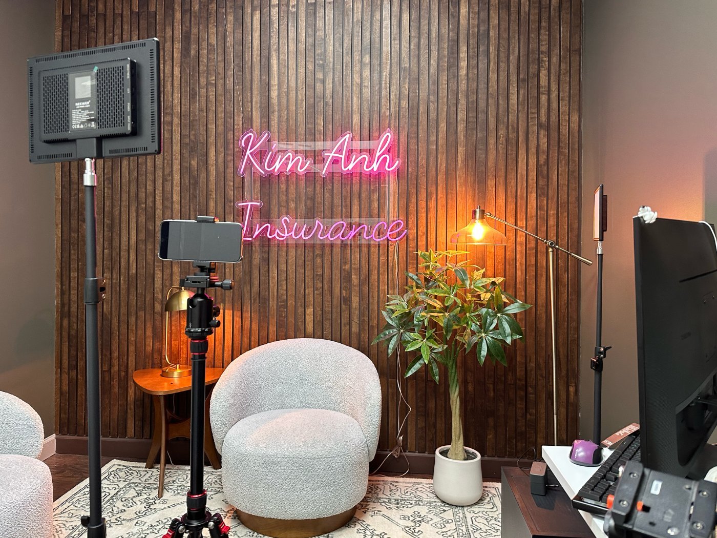Video recording studio setup by DHorse Studio