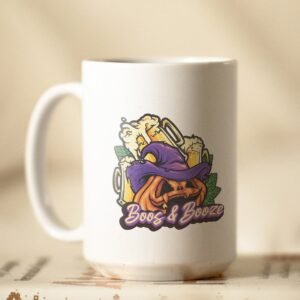 Boos and Booze Halloween Mug