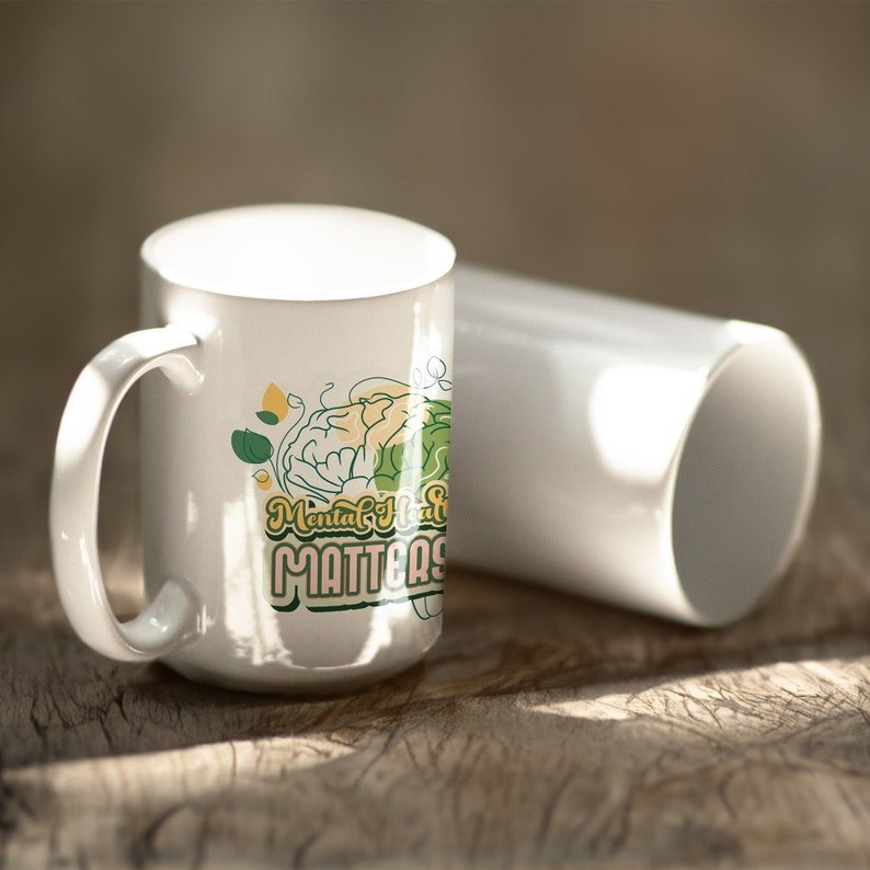 Handmade Mental Health Matters Mug — photo 2