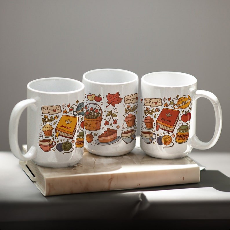 Autumn Book Ceramic Mug