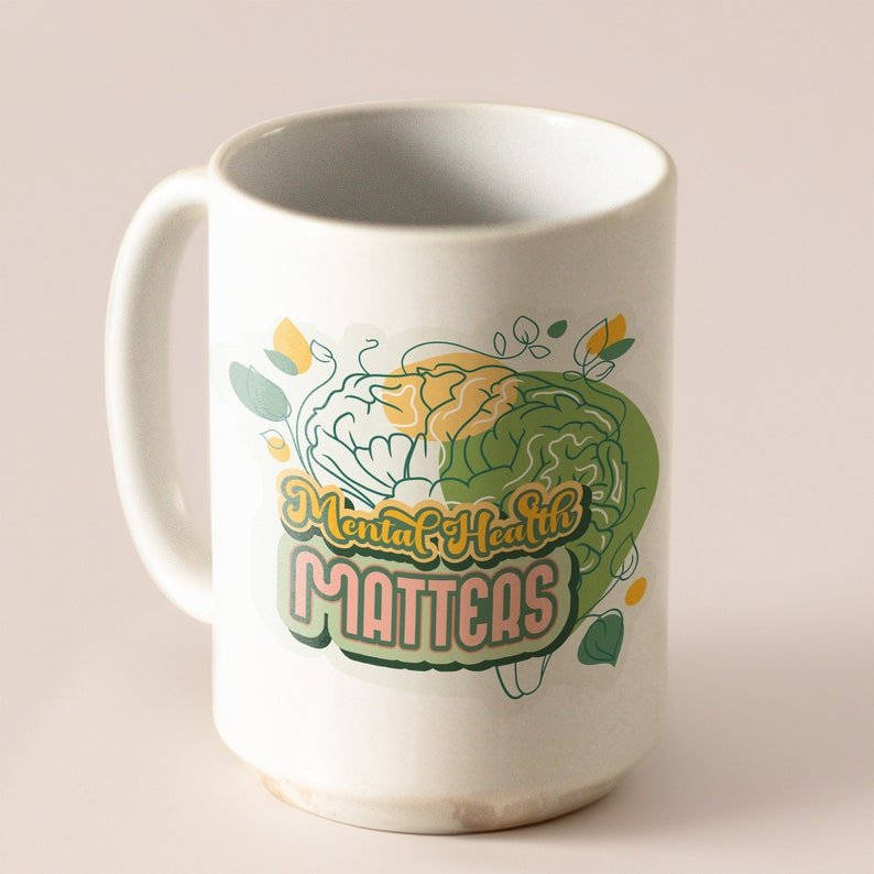 Handmade Mental Health Matters Mug — photo 3
