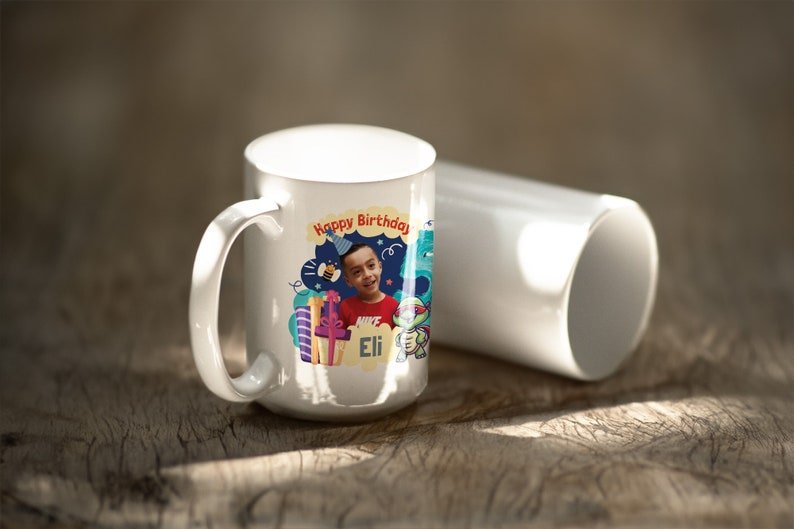 Handmade Custom Kid Photo Mug — photo 2