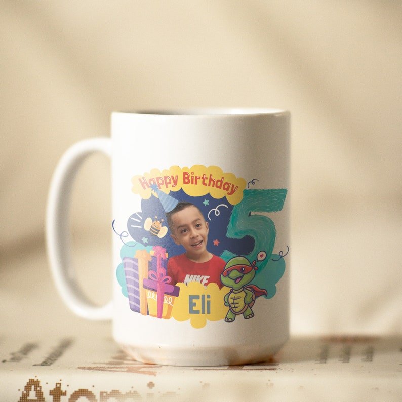 Handmade Custom Kid Photo Mug