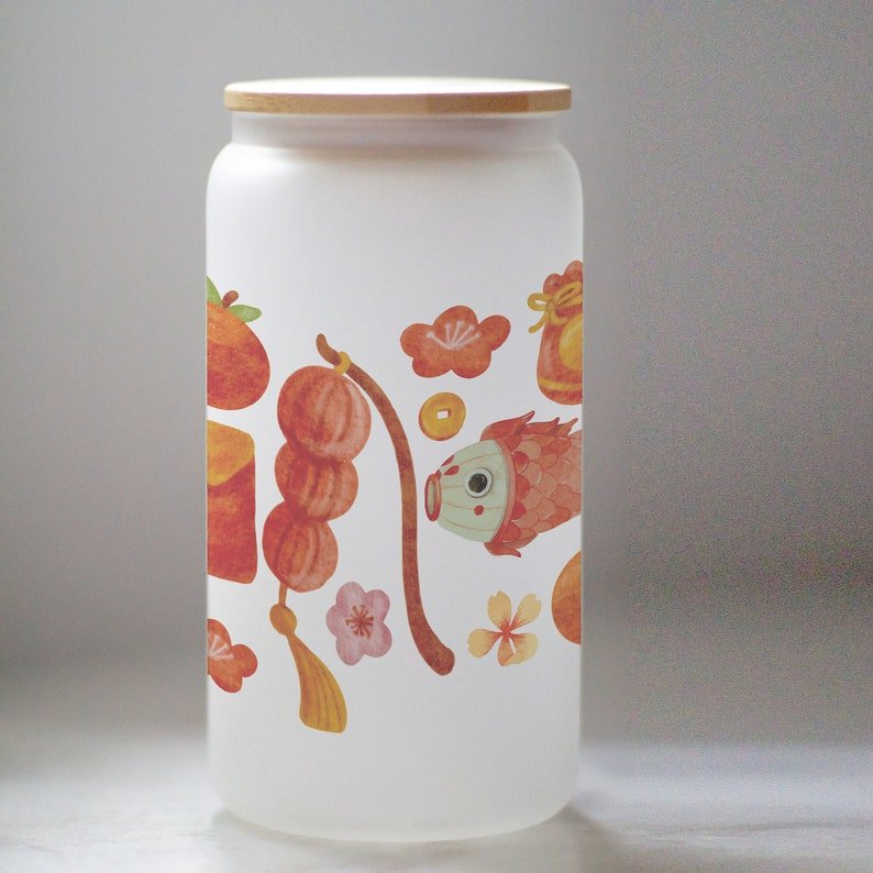 Lunar New Year Frosted Glass Tumbler — photo 5
