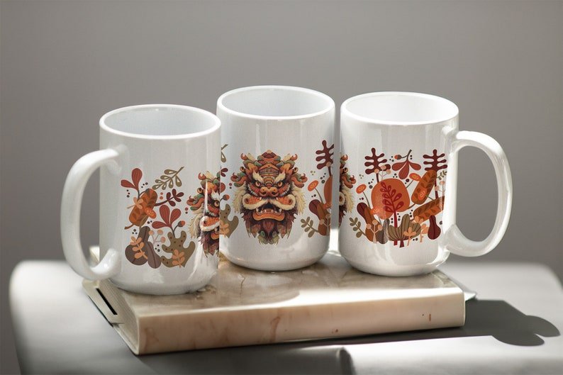 Lunar New Year Kylin Ceramic Mug — photo 3