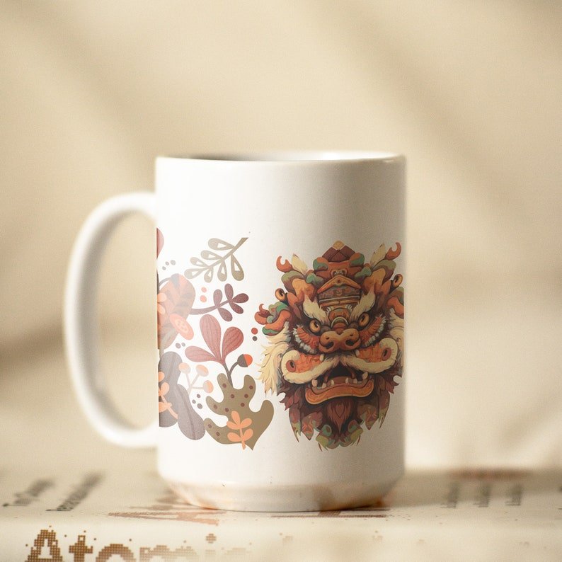 Lunar New Year Kylin Ceramic Mug