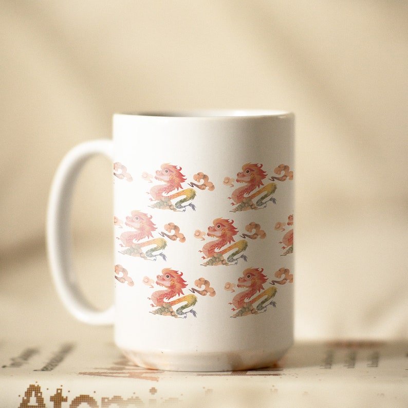 Zodiac Dragon Ceramic Mug