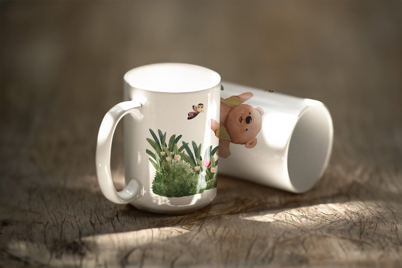Baby Bear Meadow Ceramic Mug — photo 2