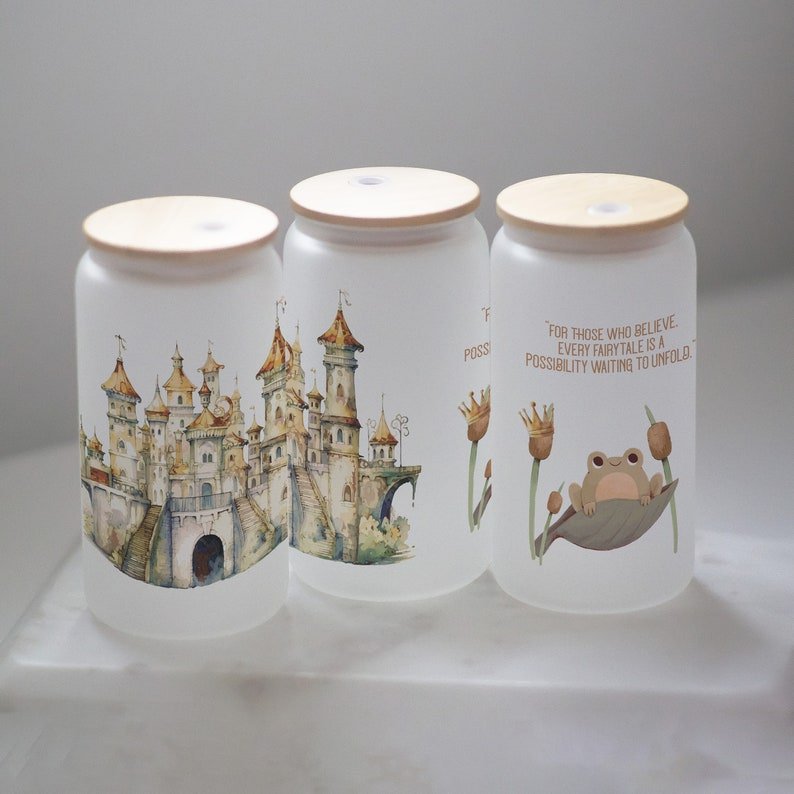 Frog Prince Glass Tumbler