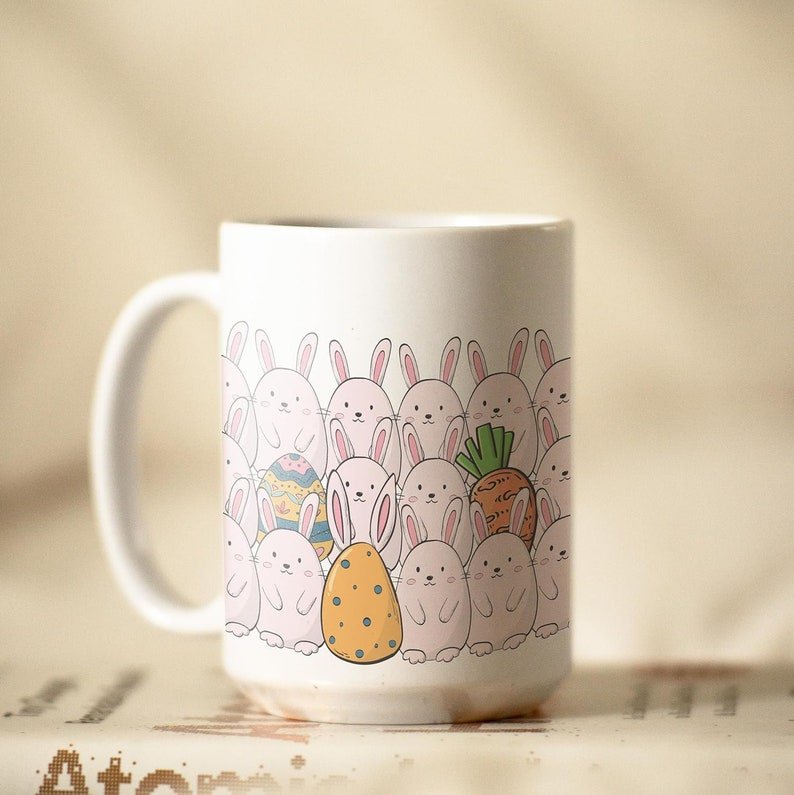Easter Bunny Ceramic Coffee Mug