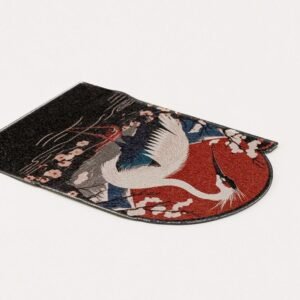 Crane Bird Welcome Mat