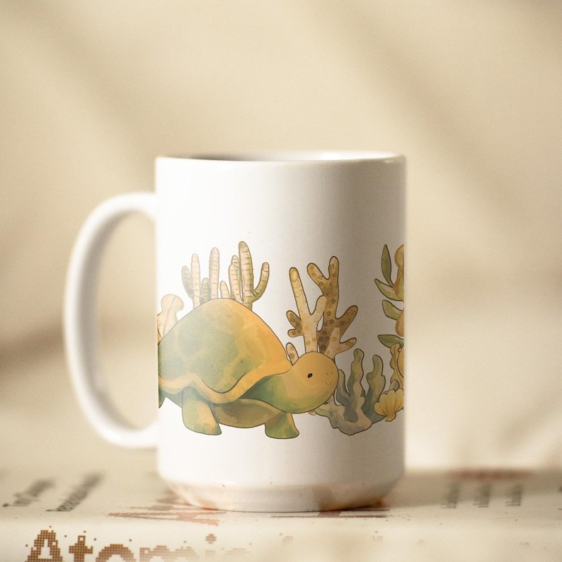Sea Turtle Ceramic Mug