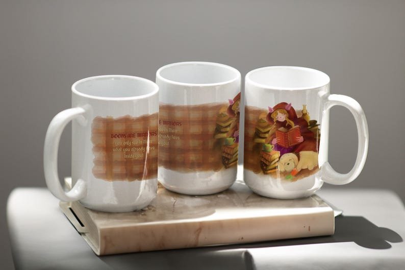 Cozy Reading Ceramic Mug