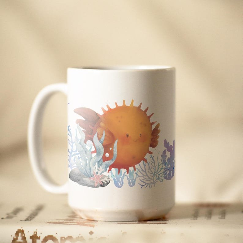 Pufferfish Ceramic Mug