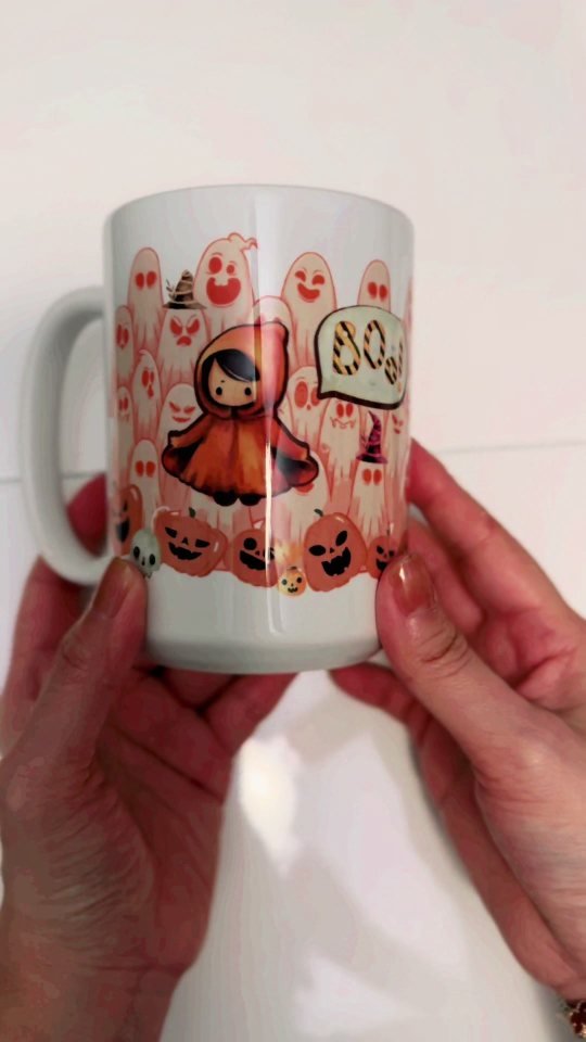Cute Ghosts Halloween Mug – DHorse Studio video