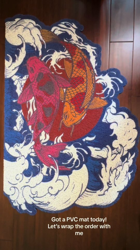 Koi Fish Welcome Mat – DHorse Studio video