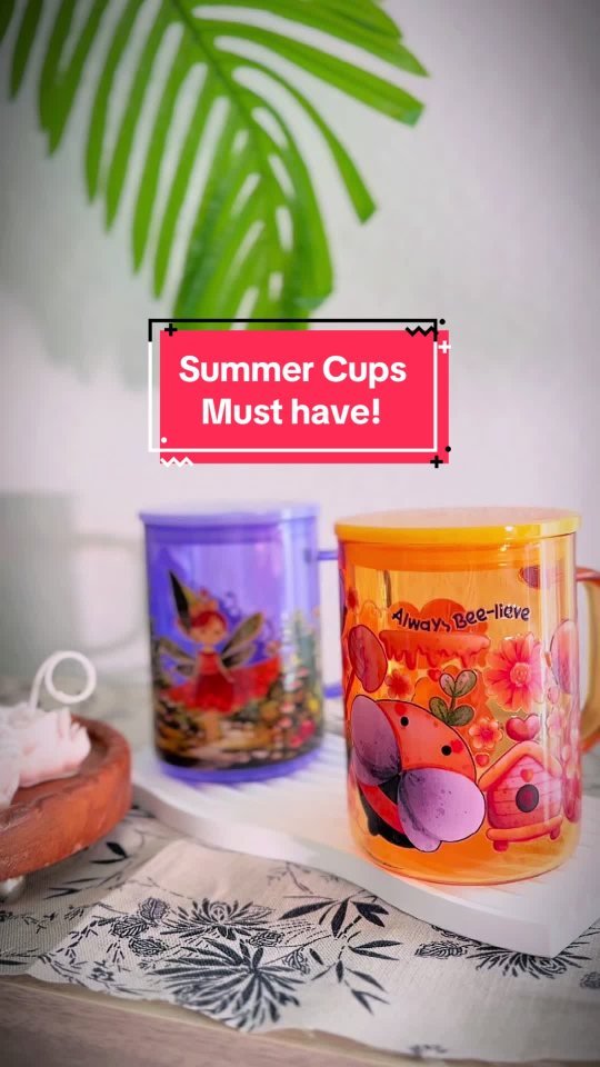 Purple Fairy Tale Glass Mug with Lid & Straw – DHorse Studio video